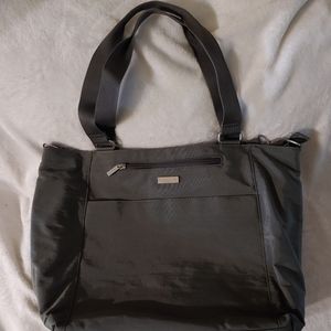 Baggallini Boulevard Grey Tote with Crossbody Stra